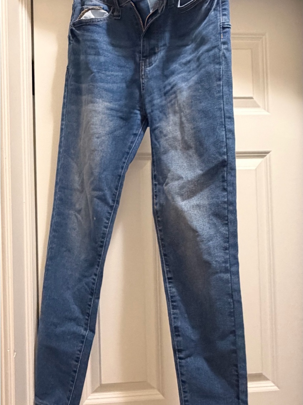 Fashion Nova Skinny Jeans in Mid Blue Wash